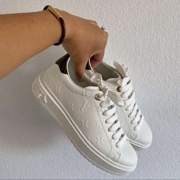 ISO Louis Vuitton Time Out White Sneakers - Picture 2 of 2